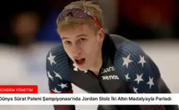 Dünya Sürat Pateni Şampiyonası’nda Jordan Stolz İki Altın Madalyayla Parladı