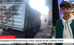 Zonguldak’ta Kamyonet Kazası: Odun Taşıyan Çocuk Yaşamını Yitirdi
