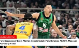 Türk Başantrenör Ergin Ataman Yönetimindeki Panathinaikos AKTOR, Maccabi Playtika’yı Yendi