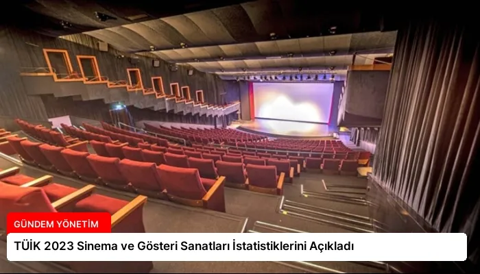 TÜİK 2023 Sinema ve Gösteri Sanatları İstatistiklerini Açıkladı