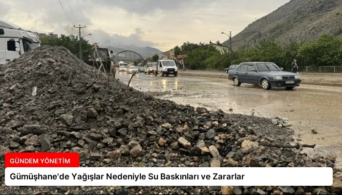 Gümüşhane’de Yağışlar Nedeniyle Su Baskınları ve Zararlar