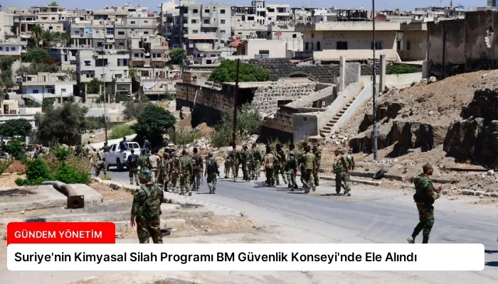 Suriye’nin Kimyasal Silah Programı BM Güvenlik Konseyi’nde Ele Alındı