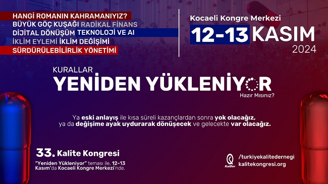 Kurallar, 33. Kalite Kongresi’nde yeniden yüklenecek