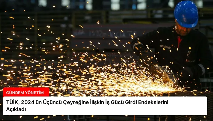 TÜİK, 2024’ün Üçüncü Çeyreğine İlişkin İş Gücü Girdi Endekslerini Açıkladı