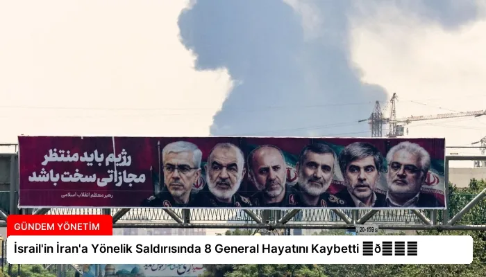 İsrail’in İran’a Yönelik Saldırısında 8 General Hayatını Kaybetti ⏬👇