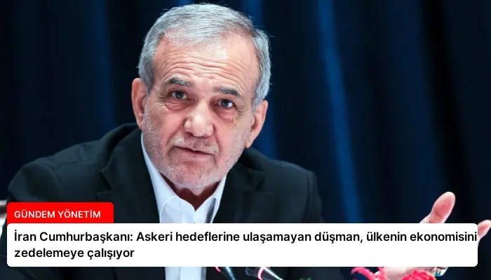 İran Cumhurbaşkanı: Askeri hedeflerine ulaşamayan düşman, ülkenin ekonomisini zedelemeye çalışıyor