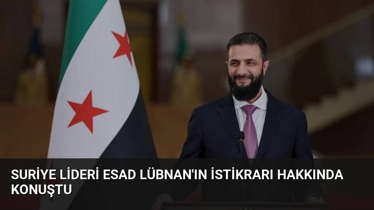 Suriye Lideri Esad Lübnan’ın İstikrarı Hakkında Konuştu
