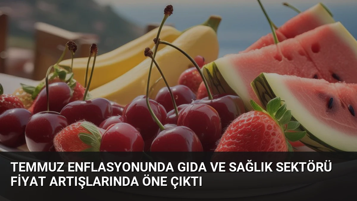 Temmuz Enflasyonunda Gıda ve Sağlık Sektörü Fiyat Artışlarında Öne Çıktı