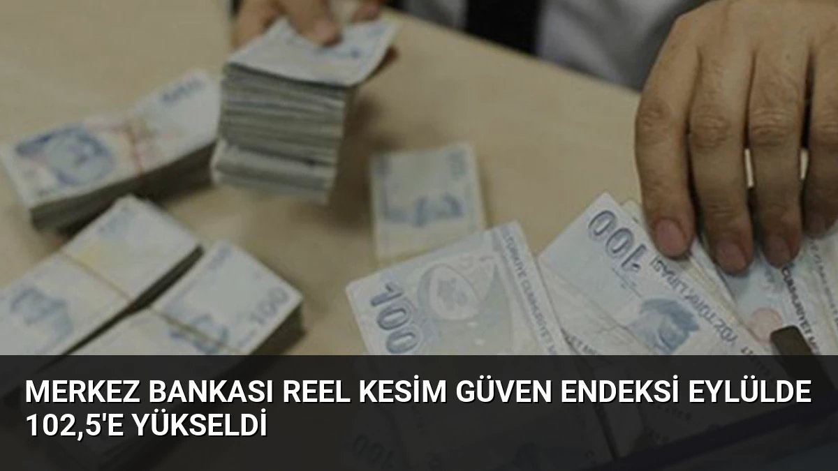 Merkez Bankası Reel Kesim Güven Endeksi Eylülde 102,5’e Yükseldi
