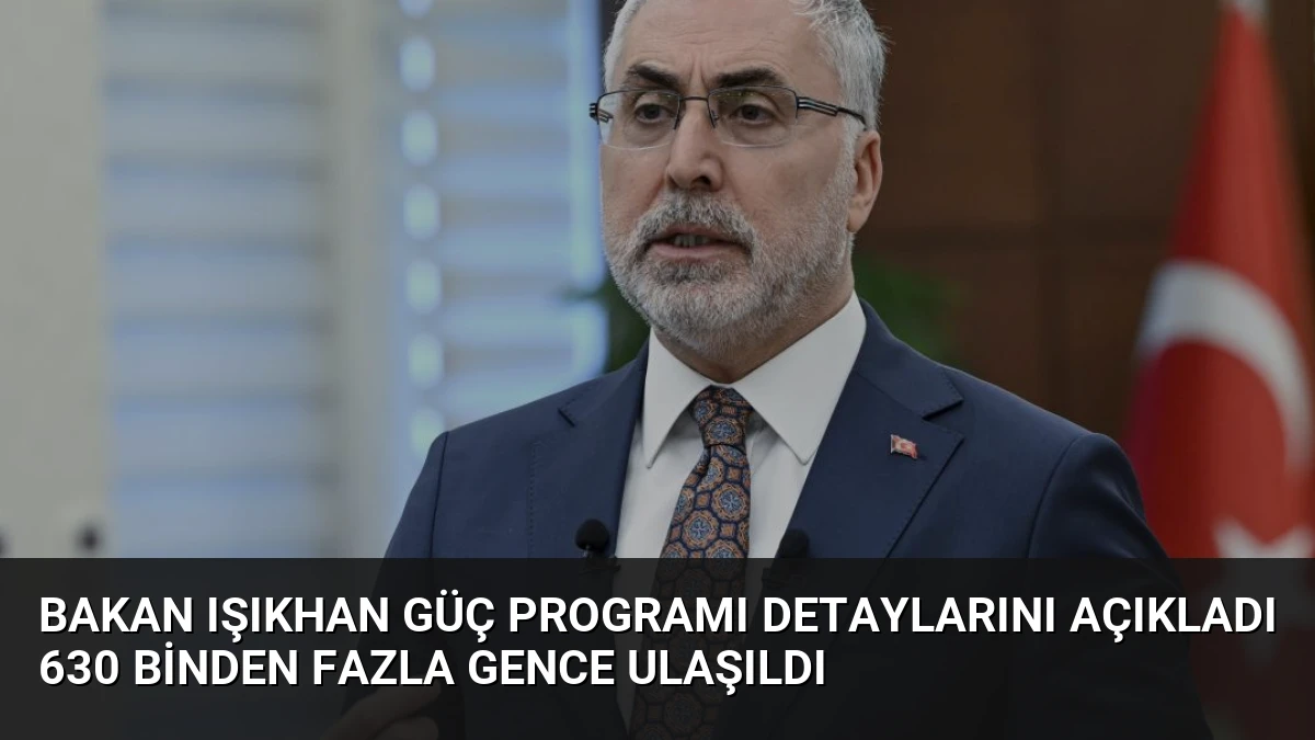 Bakan Işıkhan GÜÇ Programı Detaylarını Açıkladı 630 Binden Fazla Gence Ulaşıldı