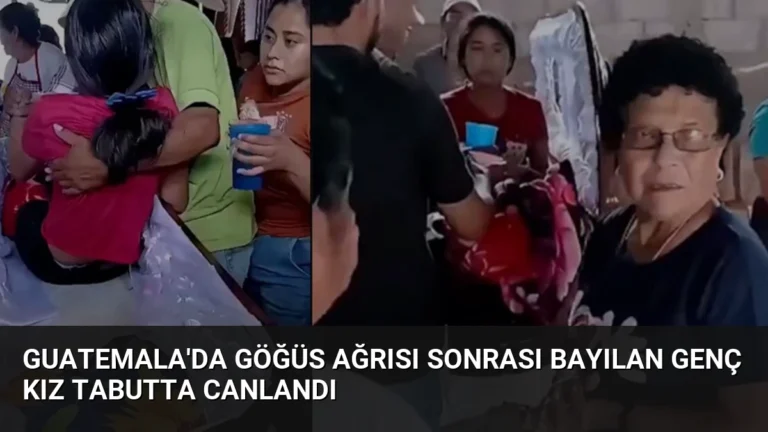 Guatemala’da Göğüs Ağrısı Sonrası Bayılan Genç Kız Tabutta Canlandı